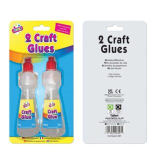 2 x 80ml Craft Glue applicator bottles