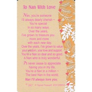 Xpress Yourself - To Nan With Love - Wallet Card - 6pk - XY25093