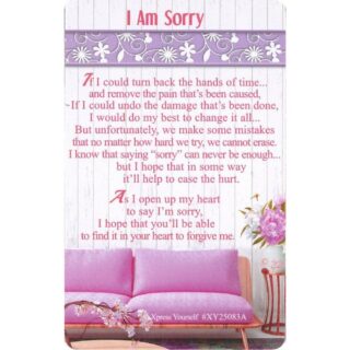 I Am Sorry -  XY25083