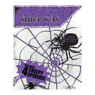 Small Spider Web 35g (Includes 4 Spiders) - 34806