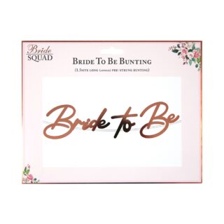 BRIDE TO BE ROSE GOLD BANNER - 33087-BTBC