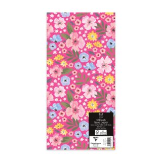 5 SHEET FLORAL PRINT TISSUE - 33568-FTC