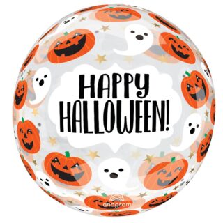 Anagram Iridescent Pastel Halloween Pumpkins Standard Foil Balloons S40 - 4600311
