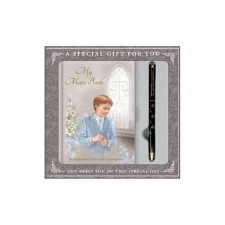 Communion Gift Set/Boy Book & Pen - C5224