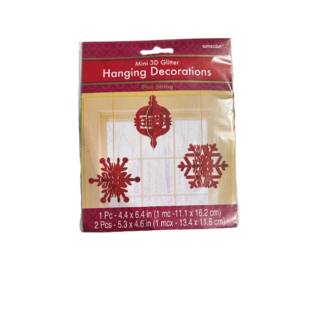 mini hanging christmas decorations - 190901