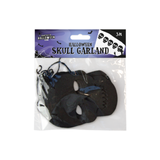 Halloween Skull Garland 3m - HAL5427