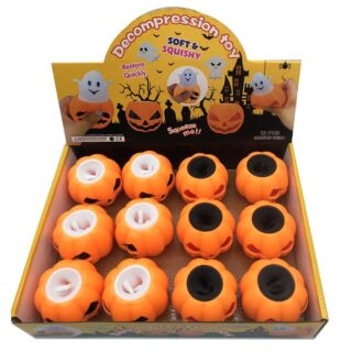 Squeezy Halloween Pumpkin Ghost Pop Out Toy -  TY924