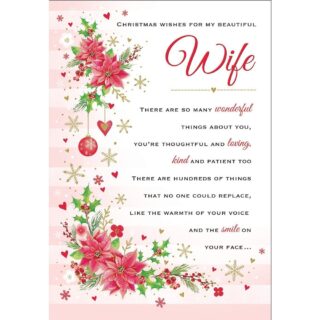 Xmas Heartfelt Wishes Wife - C85470