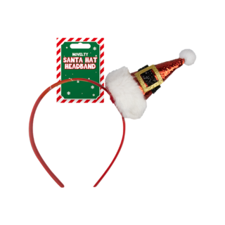 Santa Hat Headband - XMA3941