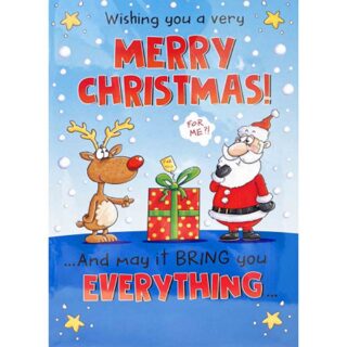 Open Christmas Greeting Cards 6 Pack - C85498