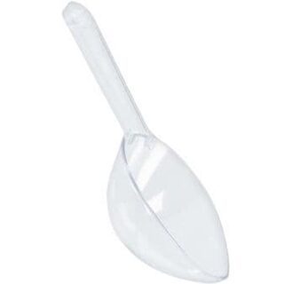 Candy Buffet Plastic Scoop Clear 16.5cm