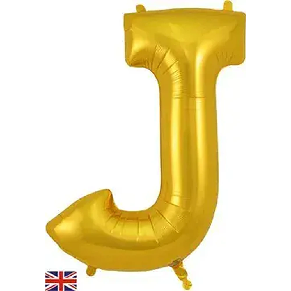 Oaktree 34inch Letter J Gold
