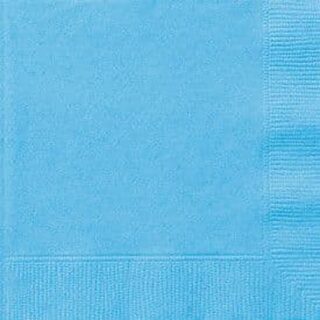 20 POWDR BLUE NAPKINS  - 30892