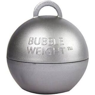 Bubble Balloon Weight Silver