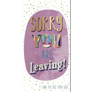 Sorry Your Leaving - Code 30 - 6pk - FTN076 - Kingfisher