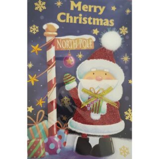 3d Merry Christmas Cards - Code 50 - 6pk - XTUC35-4 - Tulip