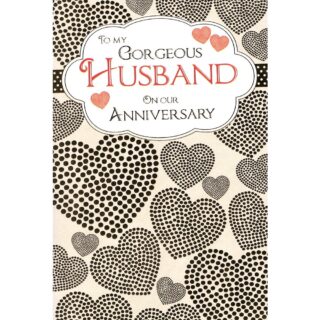Anniversary Husband - Code 50 - 6pk - 50WA129 - Greetings