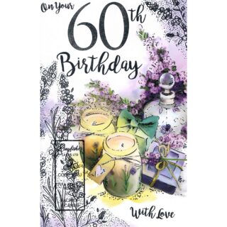 Kingfisher - Age 60 Female Candles - Code 75 - 6pk - AUR068