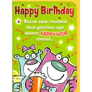 Open Birthday Humor - Code 50 - 6pk - OTB17882 - Out Of The Blue