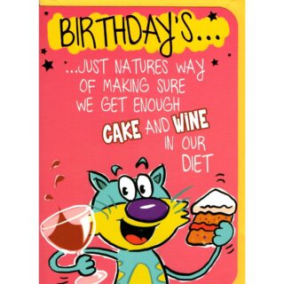 Open Birthday Humor - Code 50 - 6pk - OTB17900 - Out Of The Blue