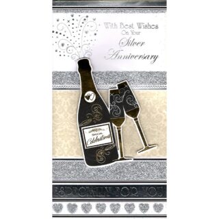 Best Wishes Silver Anniversary - Code 55 - 6pk - 35818 - Prelude