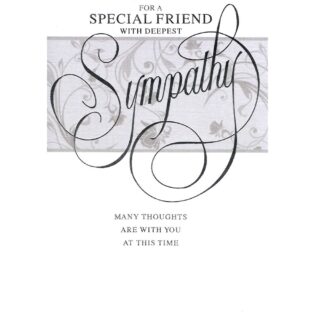 Sympathy's Special Friend - Code 50 - 6pk - SE22797 - Simon Elvin