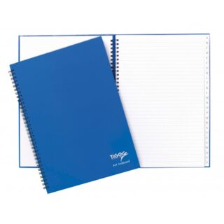 A4 T.Wire Indexed 72Sh Notebook Blue - 300420