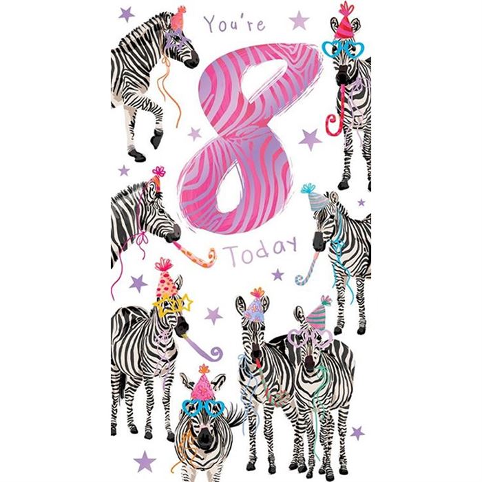 Kingfisher - Age 8 Female Zebra - Code 30 - 6pk - SLM120
