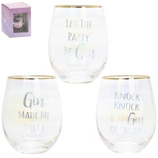 Chandeliers Stemless Wine Glasses