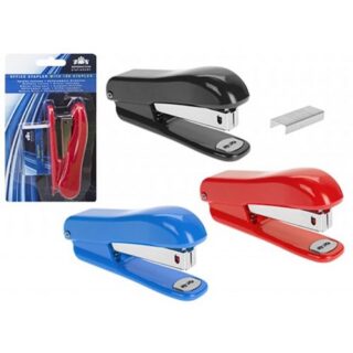 OFFICE STAPLER WITH STAPLES 3 ASSORTED COLOURS
