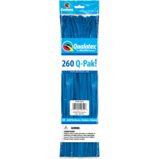 260 Q-PAK DARK BLUE       50CT - QUALATEX PLAIN LATEX