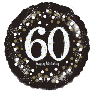 Anagram - Sparkling Celebration 60th Birthday Standard Foil Balloons S40 - 9916504