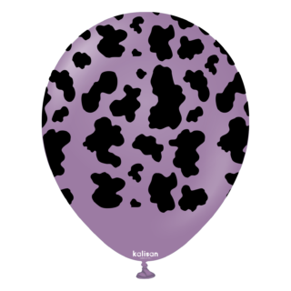 Safari Cow - Lavender(Print Color: Black) - 25CT