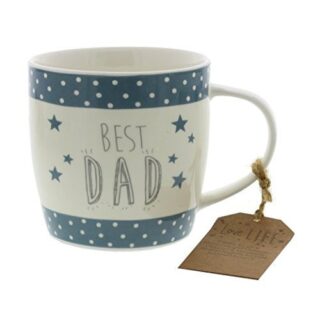 Love Life Ceramic Mug - Best Dad