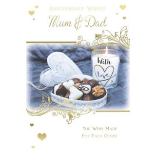 Anniversary Mum & Dad - Code 75 - 6pk - MTL059 - Kingfisher