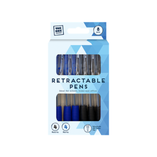 Retractable Pens 8pk - STA5525