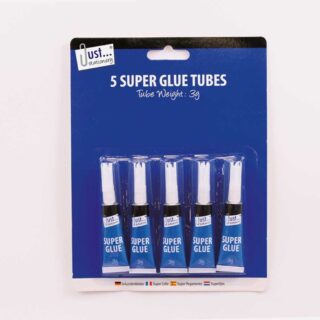 5 by 3gm tubes Super Glue - 6030/48