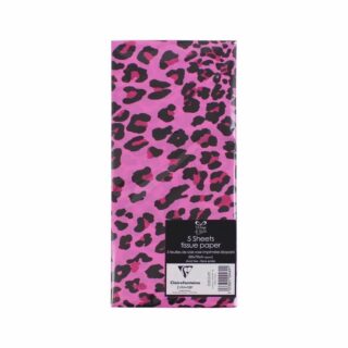 Eurowrap - Leopard Print Pink - 50 x 70cm - 5 Sheets - 30852-LPC