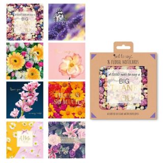 8 Floral Note Cards - Code 50 – 6pk – 4498– Tallon
