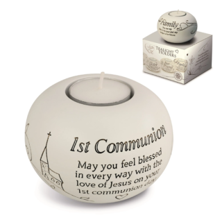 1st Communion Tealight Holder - 7318