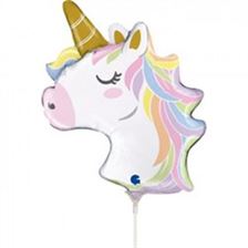 UNICORN HEAD 14" MINI SHAPE FLAT - G72100