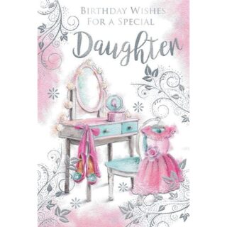 Kingfisher - Birthday Daughter Mirror - Code 75 - 6pk - AUR114