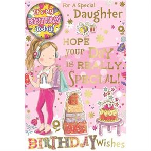 Xpress Yourself - Birthday Daughter Shopping - Code 75 - 6pk - CC7513B/01