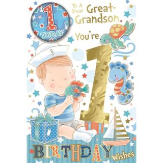 Xpress Yourself - Age 1 Great Grandson - Code 75 - 6pk - CC7515B/03