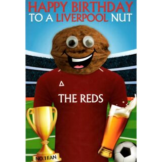 365 - Happy Birthday Liverpool Football Nut - Code 75 - 6pk - CSNUT002