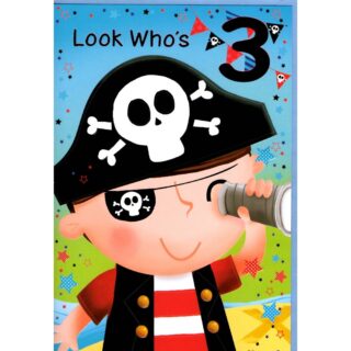 Simon Elvin - Age 3 Male Pirate - Code 50 - 6pk - SE29241