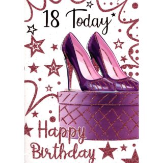 Xpress Yourself - Age 18 Female Heels Glittery - Code 50 - 12pk - 2 Designs - SL50027B/01