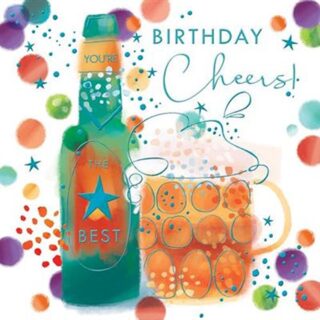 Kingfisher - Happy Birthday Cheers & Beer Male - Code 50 - 6pk - RUT038