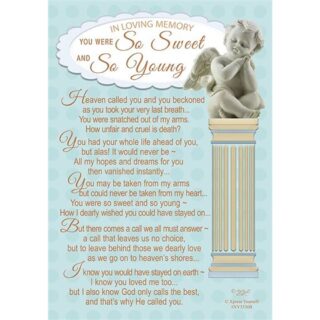 Xpress Yourself - In Loving Memory So Young - Grave Card - 6pk - XY3536B