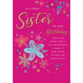 Regal - Birthday Sister Flowers - Code 75 - 6pk - C80738
